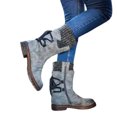thumbnail image 1 of Women's Winter Warm Back Lace Up Snow Boots with Thick Heel Vintage Style Design, 1 of 6