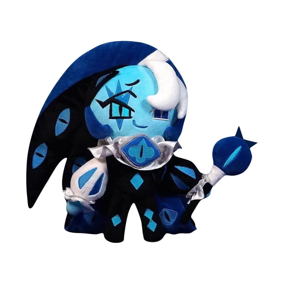 TETAIA 10 INCH Cookie Run: Kingdom Shadow Milk Plushies Shadow Milk Cookie Plush - Shadow Milk Cookie Plushie Cute Soft Stuffed Animal Doll Pillows Game Fans for Kids Boy Girl