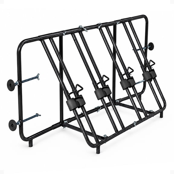 Titan Ramps Truck Bed Bike Rack with Quick Assembly, Accommodates up to 4 Bikes