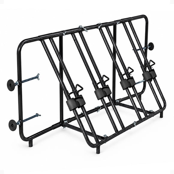 Titan Ramps Truck Bed Bike Rack with Quick Assembly, Accommodates up to 4 Bikes