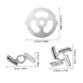 thumbnail image 4 of Shisuyan 1 Set Meat Grinder Plate Disc Stainless Steel Iron Meat Grinder Plate Meat Grinder Accessory, 4 of 8