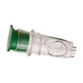 thumbnail image 2 of Manual Citrus Juicer Hand Press Squeezer for Lemons Oranges Limes, Green Yellow Plastic, Portable Compact Handheld Fruit Press, Dishwasher Safe, 2 of 6