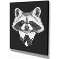thumbnail image 2 of Funny Raccoon in Suit and Tie - Animal Canvas Art Print, 2 of 3