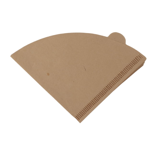 100pcs Coffee Filters, Filter Paper Cone, Taste Improvement Soft Texture Wood Pulp Coffee Filter Paper Cone for Drip Coffee Maker, Coffee Machines, Home, Office, Restaurant