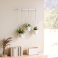thumbnail image 2 of Triflora Suspendu Planteur Blanc / Brass, 2 of 7
