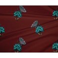 thumbnail image 4 of oneOone Tissu Polyester Lycra Imprimé Floral & Bloc 1 Yard 56 Pouces de Large, 4 of 4