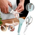 thumbnail image 1 of Cqxid Cutter Under $10 Kitchen Shears Ultra Sharp Stainless Steel Multifunctional Stainless Steel Kitchen Detachable Shears Heavy Duty Meat Scissors Chicken Poultry Fish Herbs Food Scissors, 1 of 9