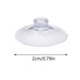thumbnail image 3 of Binwennn Storage Rack Replacement Suction Cups Sponge Rack Suction Cups Kitchen Rack Suction Cups Rack Suction Cups Easy Hang Curtain Rods No Drill Heavy Duty Ceiling Hooks for Glasses Stand Holder, 3 of 4