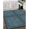 thumbnail image 3 of Ahgly Company Tapis d'Intérieur Lavables en Machine, Carrés, Transitionnels, Bruns, 5' Carrés, 3 of 7