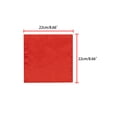 thumbnail image 3 of INSPIRE CHIC Men's Pocket Square Solid Color Handkerchiefs Self-folded For Wedding Party Red One Size, 3 of 4