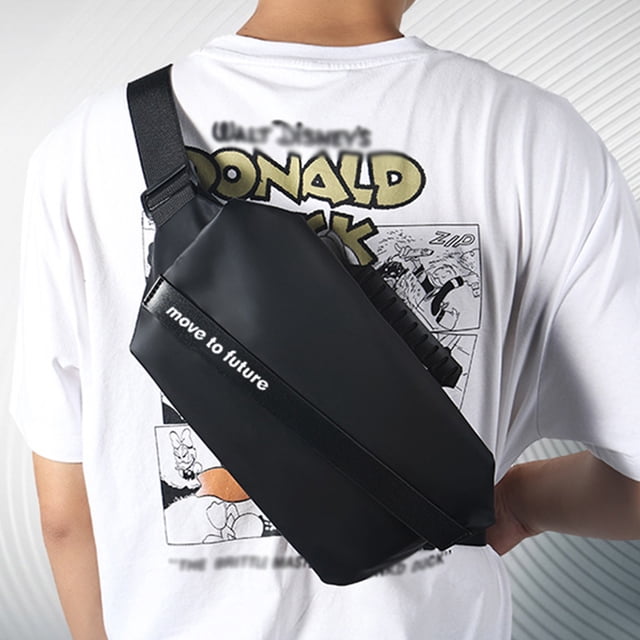 Crossbody Bag Anti-theft Chest Shoulder Backpack For Men Casual Daypack For Travel Gym