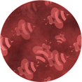 thumbnail image 1 of Ahgly Company Machine Washable Indoor Round Transitional Tomato Red Area Rugs, 7' Round, 1 of 7