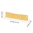 thumbnail image 2 of Sink Baffle 2-in-1 Yellow Kitchen Sink Shelf Multifunctional Countertop Drain Basket & Storage Rack for Backsplash Anti-Splash(1Pcs) Rkxzt, 2 of 9