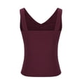 thumbnail image 4 of LSLJS Débardeurs Plissés pour Femmes Bretelles Spaghetti Camisole Ourlet Incurvé Mode Bretelles, Combinaisons & Barboteuses Cadeaux pour Femmes, 4 of 6