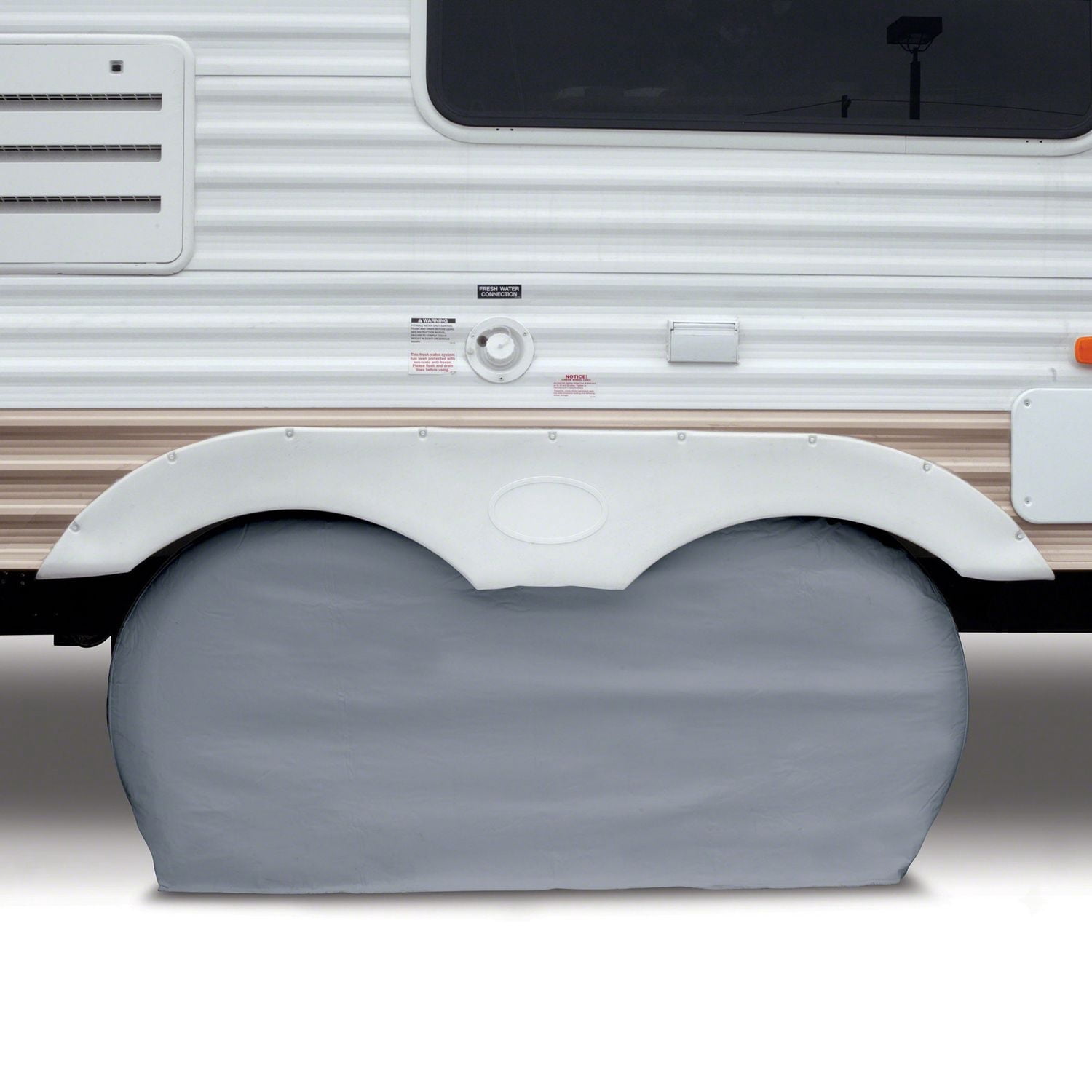 Classic Accessories Dual Axle Wheel Cover, Fits 30" to 33" Wheel Diameter