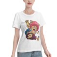 thumbnail image 2 of Women's Basic Short Sleeve T-Shirt One Piece Chopper, 2 of 6