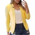thumbnail image 2 of Spring Saving!Lightweight Cropped Cardigans For Women Plus Sizes,Open Front Shrug Cardigan Women For Summer,Long Sleeve Open Front Bolero Shrug Sweaters Soft Cotton Jacket Top Outerwear, 2 of 5