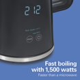 thumbnail image 3 of Refurbished Hamilton Beach 41033 Digital Temperature Control Electric Tea Kettle, Black, 3 of 8