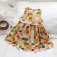 thumbnail image 2 of yoeyez Robes pour Filles Taille 7-8 Coton Enfants Imprimé Floral Robes Sans Manches Col Ras du Cou Ample Décontracté Fluide Robe Débardeur Vacances Fête Robes pour Fille Multicolore, 1-2 Ans, 2 of 5