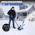 thumbnail image 4 of SOYUS Cordless Snow Shovel, 20V Electric Snow Blower, 12-Inch Clearing Width & 20-Ft Snow Throw, with LED Spotlight and Adjustable Front Handle (4.0Ah Battery, Quick Charger and Dust Cover Included), 4 of 8