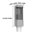 thumbnail image 2 of UsRHHA Wall Mounted Paper Cup Dispenser Pull Type, Holds 35-40 3oz 5oz Disposable Cups, Bathroom Kitchen Cup Dispenser With Sanitary Caps, 2 of 2
