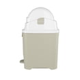 thumbnail image 4 of Foundations Mini Hands-Free Diaper Pail with Airtight Lid - Durable & Odorless Diaper Disposal, Large Capacity, Holds up to 30 Newborn Diapers, Refill with Any Bags - Sand, 4 of 5