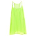 thumbnail image 3 of Innerwin Robe Mini Couleur Unie Débardeur pour Femme Fête Encolure Dégagée Ample Été Plage Robe d'Été Verte G, 3 of 7