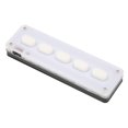 thumbnail image 1 of Clavier, clavier Mini Portable Portable Double Mode Connexion Câblé USB pour Laboratoire Blanc, 1 of 8