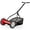 Red, Black, variant on Gymax 14'' Manual Reel Mower w/ 5-Blade 6.6 Gallon Removable Grass Catcher for Garden Red