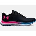 thumbnail image 2 of Under Armour Chaussure de Course pour Femme Charged Breeze, Noir (002)/rose Électro, 8,5, 2 of 6