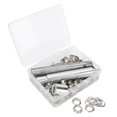 thumbnail image 2 of CRAFTMEMORE 1 Inch Hole 10 Sets Grommets Eyelets With Washers, Made Of  Brass For Leather, Tarp,, 2 of 8