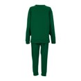 thumbnail image 4 of AherBiu Fleece Lined Sweatsuits for Women Irregular High Low Crewneck Sweatshirts Joggers Pants 2 Piece Workout Sets, 4 of 4