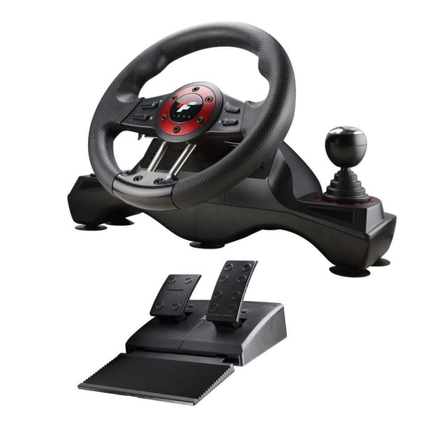 Flashfire Ensemble de volant de course 4-en-1 - Compatible avec PC Windows, PS4, Xbox One et Xbox Series x/s.