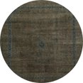 thumbnail image 1 of Ahgly Company Tapis d'Intérieur Ronds Abstraits Brun Café, Tapis de Zone Abstraits, 3 Pieds Rond, 1 of 6
