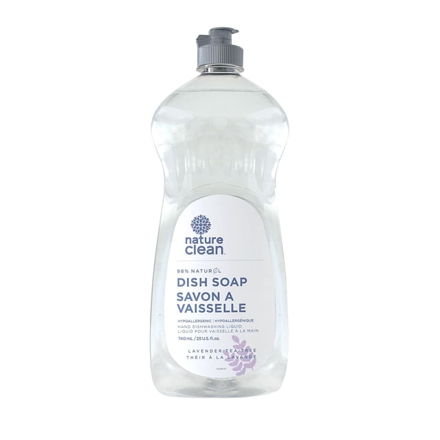 Nature Clean 98% natural Dishwashing Liquid Lavender (740ml)