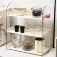 thumbnail image 1 of Elodie Coffee Cup Rack Clear Countertop Organizer for Hotel Kitchen Pantry Tabletop White, 1 of 8