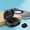 Black, variant on Lunxisen 2 Pcs Clip On Bluetooth Earpiece Bone Conduction LED Display Long Battery Life for Music Calls Workout Running
