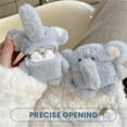 thumbnail image 5 of 2025 Plush Blue Elephant Protective Case, Universal Fit for Smartphones and Tablets, Soft Fabric with Shock Absorption, Adorable Design for Kids and Gift Lovers, 5 of 5