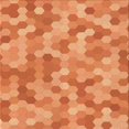 thumbnail image 1 of Ahgly Company Machine Washable Indoor Square Transitional Orange Area Rugs, 8' Square, 1 of 7