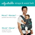thumbnail image 4 of Infantino Carry On Active Baby Carrier - Gray, 4 of 9