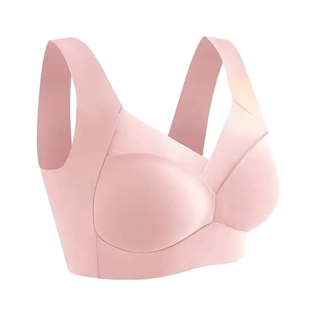 fastboy Soft Wirefree Zero-Restraint Tanks Tops Correct Posture With Comfort And Style Breathable And Soft pink 5XL