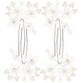 thumbnail image 2 of 4 Pcs Épingles à Cheveux Fleur Mariage Perle Épingle à Cheveux Mariée Épingles à Cheveux Mariage Pièces de Tête de Mariée, 2 of 8