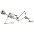 thumbnail image 1 of 70Cm One Eyed Skeleton Prop For Halloween Decor Human Skull Anatomy Model Plastic Black Style A 1Pc A, 1 of 6