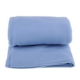 thumbnail image 4 of Polyester Solid Fleece Fabric Warm Winter Fleece Solid Colours - Light Blue, 4 of 8