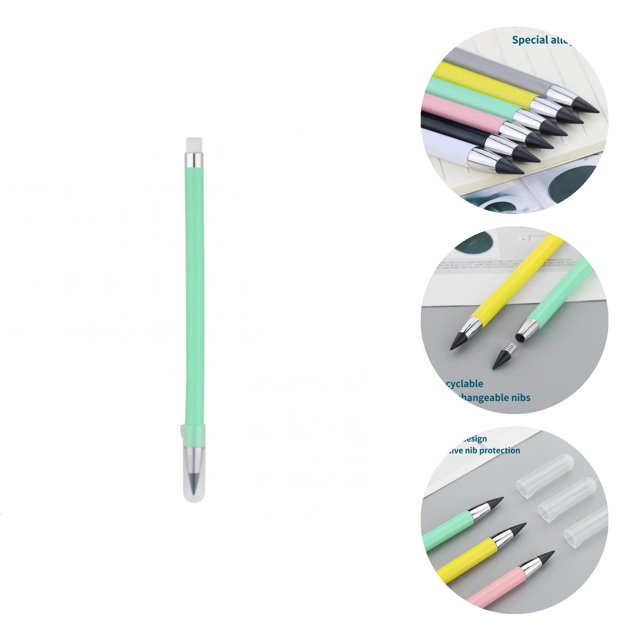 Eternal Pencil Inkless Long Lasting Smooth Writing Lightweight Erasable Writing Pen School Supplies