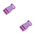 thumbnail image 3 of relayinert 10pcs/set Easy To Buckle Strap With Multi-Color Clasp Belt Buckles High Compatibility ABS Release Buckle Hook Buckle purple 2Set, 3 of 6