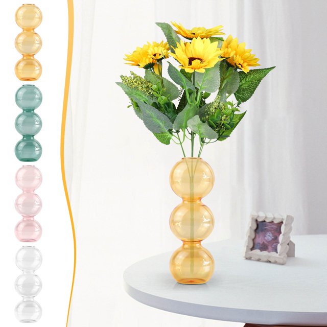 Vaidha Glass Flower Base Vase Glass Planter Airplant