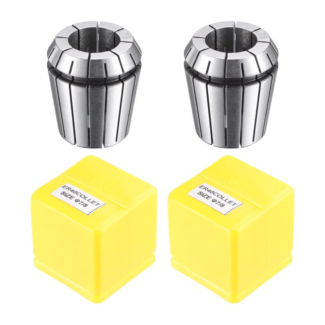 Unique Bargains ER40 Spring Collet, Mandrin 7/8 Pieds pour Machine de Gravure CNC Outil de Fraisage 2 Pack