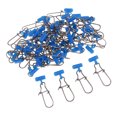 thumbnail image 4 of 50Pcs Fishing Line Sinker Slider High-strength Sinker Slide Snap Connectors Head + Snap, 4 of 8
