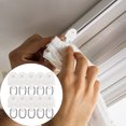 thumbnail image 3 of 10pcs Curtain Track Pulley Curtain Rail Track Curtain Wheel Curtain Fitting, 3 of 6